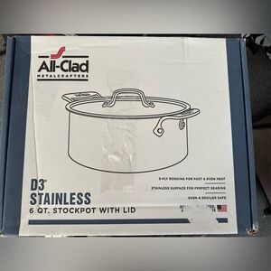 All-Clad D3® Tri-Ply Stainless-Steel Stock Pot